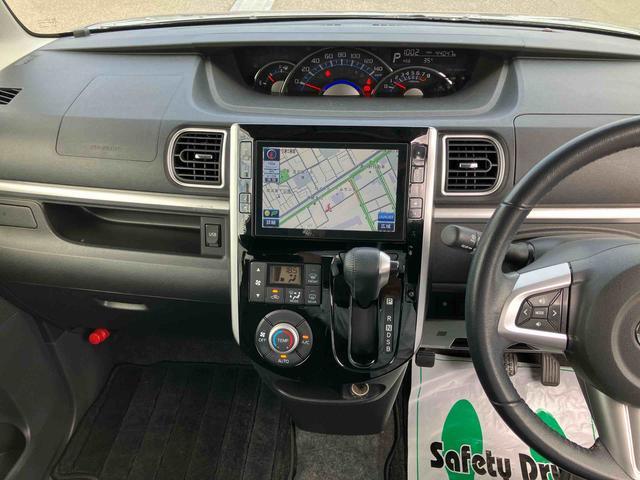 タントカスタムＲＳ　スマートセレクションＳＡ８型ナビ／ＢＴ／ＴＶ／ＤＩＳＣ／バックカメラ／ステアリングスイッチ　フロントグリルイルミ　両側パワスラ　ＬＥＤヘッドライト　ハロゲンフォグランプ　１５インチアルミ　衝突被害軽減ブレーキ（千葉県）の中古車