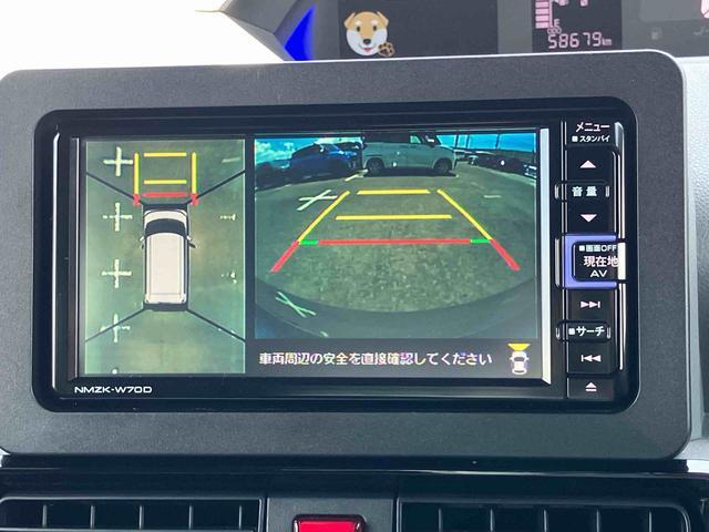 タントカスタムＸセレクションナビ・地デジ・ＤＶＤ・ＢＴ・ＵＳＢ　全周囲カメラ　ＥＴＣ　ドラレコ　衝突被害軽減ブレーキ　両側電動スライドドア　アダプティブドライビングビーム　ＬＥＤヘッドライト　オートライト　コ−ナ−センサー（千葉県）の中古車