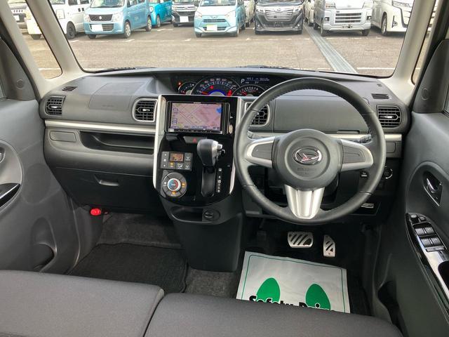 タントカスタムＲＳターボ　ナビ／ＢＴ／ＴＶ／ＣＤ　ＥＴＣ　フロントグリルイルミ　ＬＥＤヘッドライト　ハロゲンフォグ　１５インチアルミ　両側電動スライドドア　プッシュボタンスターター　衝突被害軽減ブレーキ（千葉県）の中古車