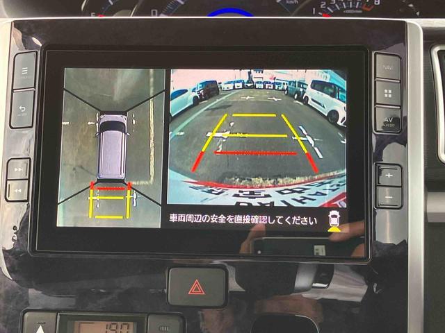 タントカスタムＲＳ　トップエディションＶＳ　ＳＡIIIターボ　８型ナビ／ＢＴ／ＤＴＶ／ＤＩＳＣ／全周囲カメラ／ステアスイッチ　後席モニター　前ドラレコ　ＥＴＣ　フロントグリルイルミ　両側パワスラ　ＬＥＤヘッド＆フォグ　シートヒーター　衝突被害軽減ブレーキ（千葉県）の中古車