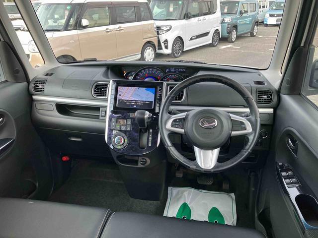 タントカスタムＲＳ　トップエディションＶＳ　ＳＡIIIターボ　８型ナビ／ＢＴ／ＤＴＶ／ＤＩＳＣ／全周囲カメラ／ステアスイッチ　後席モニター　前ドラレコ　ＥＴＣ　フロントグリルイルミ　両側パワスラ　ＬＥＤヘッド＆フォグ　シートヒーター　衝突被害軽減ブレーキ（千葉県）の中古車