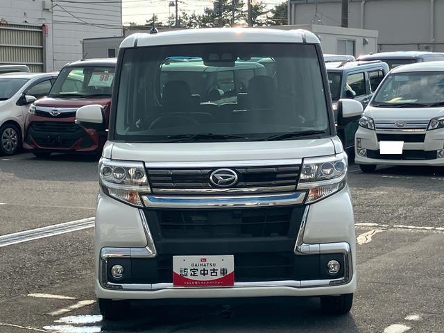 タントカスタムＲＳ　トップエディションＶＳ　ＳＡIIIターボ　８型ナビ／ＢＴ／ＤＴＶ／ＤＩＳＣ／全周囲カメラ／ステアスイッチ　後席モニター　前ドラレコ　ＥＴＣ　フロントグリルイルミ　両側パワスラ　ＬＥＤヘッド＆フォグ　シートヒーター　衝突被害軽減ブレーキ（千葉県）の中古車