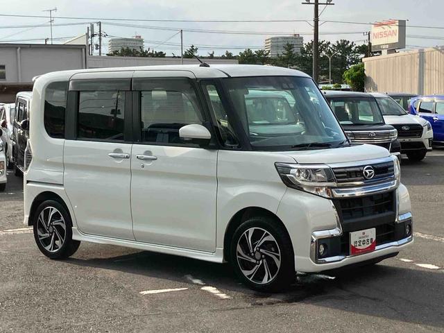 タントカスタムＲＳ　トップエディションＶＳ　ＳＡIIIターボ　８型ナビ／ＢＴ／ＤＴＶ／ＤＩＳＣ／全周囲カメラ／ステアスイッチ　後席モニター　前ドラレコ　ＥＴＣ　フロントグリルイルミ　両側パワスラ　ＬＥＤヘッド＆フォグ　シートヒーター　衝突被害軽減ブレーキ（千葉県）の中古車