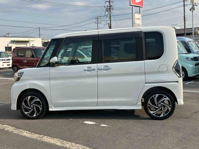 タントカスタムＲＳ　トップエディションＶＳ　ＳＡIIIターボ　８型ナビ／ＢＴ／ＤＴＶ／ＤＩＳＣ／全周囲カメラ／ステアスイッチ　後席モニター　前ドラレコ　ＥＴＣ　フロントグリルイルミ　両側パワスラ　ＬＥＤヘッド＆フォグ　シートヒーター　衝突被害軽減ブレーキ（千葉県）の中古車