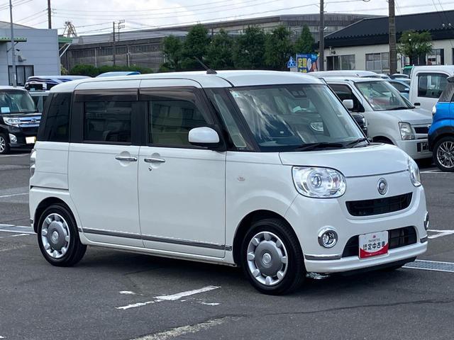 ムーヴキャンバスＧメイクアップリミテッド　ＳＡIII８型ナビ／ＢＴ／ＤＴＶ／ＤＩＳＣ／全周囲カメラ／ステアリングスイッチ　前ドラレコ　ＥＴＣ　両側パワスラ　ＬＥＤヘッドライト＆フォグランプ　プッシュボタンスターター　置きラクＢＯＸ　衝突被害軽減ブレーキ（千葉県）の中古車