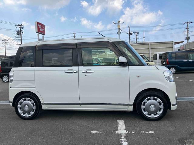 ムーヴキャンバスＧメイクアップリミテッド　ＳＡIII８型ナビ／ＢＴ／ＤＴＶ／ＤＩＳＣ／全周囲カメラ／ステアリングスイッチ　前ドラレコ　ＥＴＣ　両側パワスラ　ＬＥＤヘッドライト＆フォグランプ　プッシュボタンスターター　置きラクＢＯＸ　衝突被害軽減ブレーキ（千葉県）の中古車