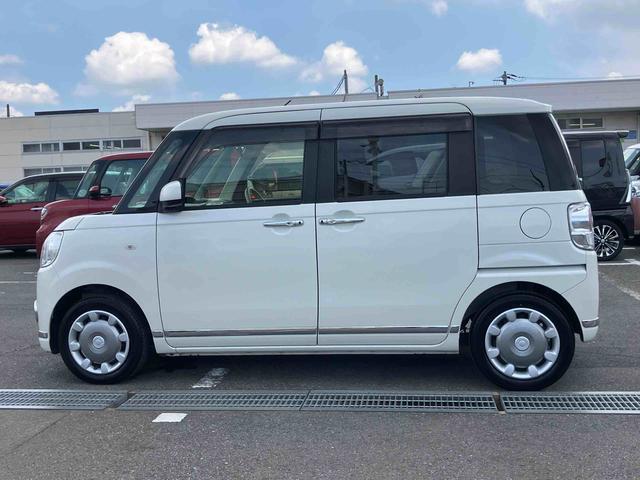 ムーヴキャンバスＧメイクアップリミテッド　ＳＡIII８型ナビ／ＢＴ／ＤＴＶ／ＤＩＳＣ／全周囲カメラ／ステアリングスイッチ　前ドラレコ　ＥＴＣ　両側パワスラ　ＬＥＤヘッドライト＆フォグランプ　プッシュボタンスターター　置きラクＢＯＸ　衝突被害軽減ブレーキ（千葉県）の中古車