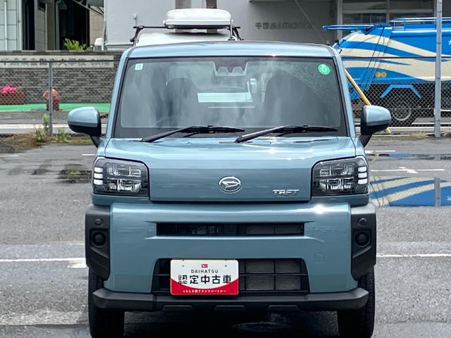 タフトＸガラスルーフ　ＬＥＤヘッドライト　バックカメラ　電動パーキングブレーキ　オートライト　プッシュボタンスターター　オート格納式ドアミラー　衝突被害軽減ブレーキ　コーナーセンサー（千葉県）の中古車