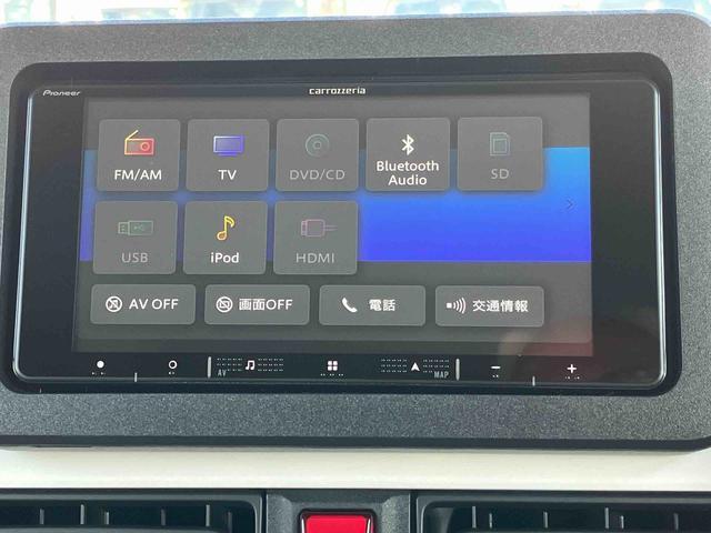 ムーヴキャンバスストライプスＧナビ／ＢＴ／ＴＶ／ＤＩＳＣ／バックカメラ／ステアリングスイッチ　両側パワスラ　ＬＥＤヘッド＆フォグランプ　シートヒーター　保温カップホルダー　電動駐車ブレーキ　コーナーセンサー　衝突被害軽減ブレーキ（千葉県）の中古車