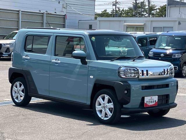 タフトＧナビ／ＢＴ／ＴＶ／ＤＩＳＣ／バックカメラ／ステアスイッチ　前後ドラレコ　前後メッキガーニッシュ　ガラスルーフ　ルーフレール　１５インチアルミ　ＬＥＤヘッド＆フォグ　シートヒーター　衝突被害軽減ブレーキ（千葉県）の中古車