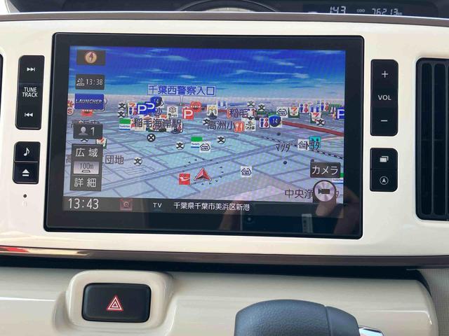 ムーヴキャンバスＧメイクアップリミテッド　ＳＡIII８型ナビ／ＢＴ／ＤＴＶ／ＤＩＳＣ／全周囲カメラ／ステアリングスイッチ　前後ドラレコ　両側パワスラ　ＬＥＤヘッドライト＆フォグランプ　クリアテールランプ　メッキモール　衝突被害軽減ブレーキ（千葉県）の中古車