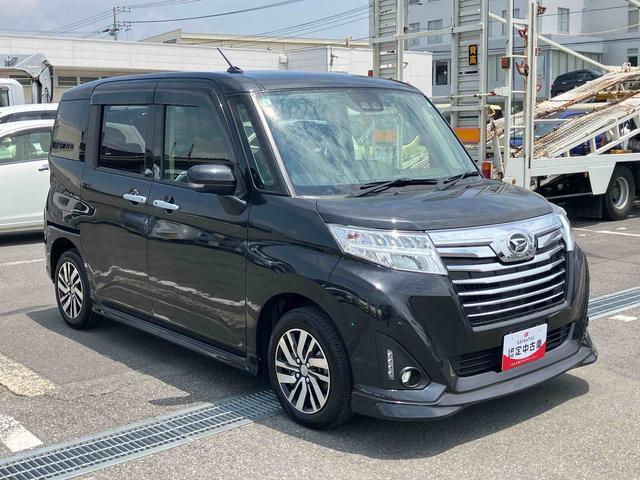 トールカスタムＧ　ＳＡIIIナビ・ＴＶ・ＤＶＤ・ＵＳＢ・ＢＴ　Ｂカメラ　ドラレコ　ＥＴＣ　クルコン　両側電動スライド　ＬＥＤヘッドランプ＆フォグランプ　オートライト＆オートハイビーム　コーナーセンサー　革巻ステア＆シフト　アルミ（千葉県）の中古車