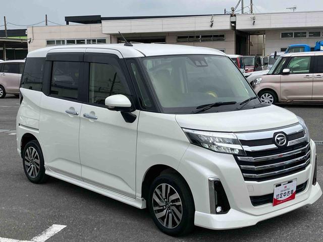 トールカスタムＧ９型ナビ・ＴＶ・ＤＶＤ・ＵＳＢ・ＢＴ　全周囲カメラ　ドラレコ　ＥＴＣ　クルーズコントロール　両側電動スライド　ＬＥＤヘッドランプ＆フォグ　オートライト＆オートハイビーム　コーナーセンサー　革巻ステア（千葉県）の中古車