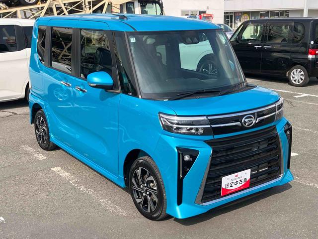 タントカスタムＸバックカメラ　両側電動スライドドア　１４インチアルミ　ＬＥＤヘッド＆フォグランプ　シートヒーター　電動駐車ブレーキ　オートライト　上下２段調節式デッキボード　コーナーセンサー　衝突被害軽減ブレーキ（千葉県）の中古車