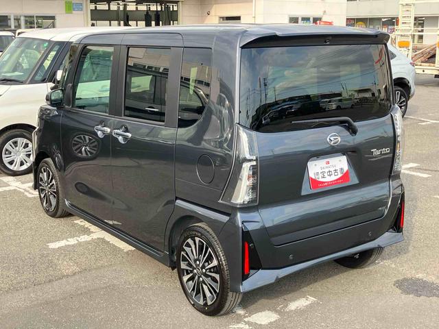 タントカスタムＲＳターボエンジン　１５インチアルミ　バックカメラ　両側電動スライドドア　シートヒーター　電動駐車ブレーキ　ＬＥＤライト＆フォグ　上下２段調節式デッキボード　コーナーセンサー　衝突被害軽減ブレーキ（千葉県）の中古車