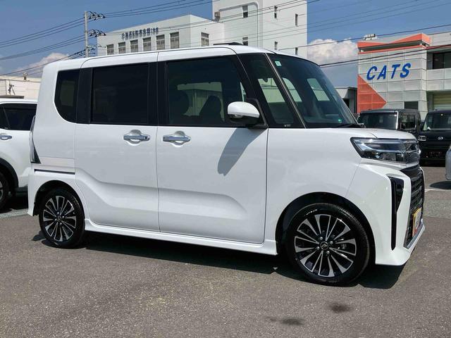 タントカスタムＲＳターボエンジン　１５インチアルミ　バックカメラ　両側電動スライドドア　シートヒーター　電動駐車ブレーキ　ＬＥＤライト＆フォグ　上下２段調節式デッキボード　コーナーセンサー　衝突被害軽減ブレーキ（千葉県）の中古車