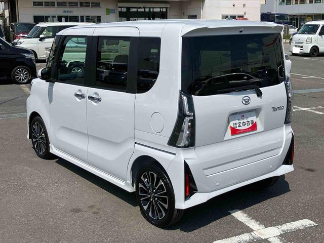 タントカスタムＲＳターボエンジン　１５インチアルミ　バックカメラ　両側電動スライドドア　シートヒーター　電動駐車ブレーキ　ＬＥＤライト＆フォグ　上下２段調節式デッキボード　コーナーセンサー　衝突被害軽減ブレーキ（千葉県）の中古車