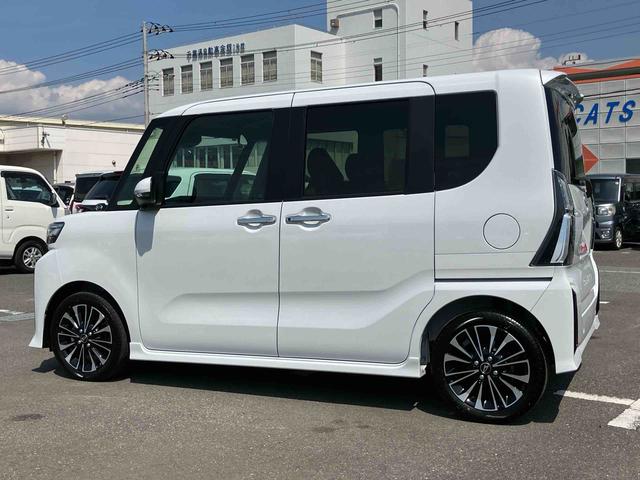 タントカスタムＲＳターボエンジン　１５インチアルミ　バックカメラ　両側電動スライドドア　シートヒーター　電動駐車ブレーキ　ＬＥＤライト＆フォグ　上下２段調節式デッキボード　コーナーセンサー　衝突被害軽減ブレーキ（千葉県）の中古車