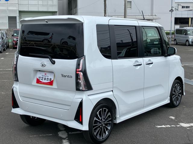 タントカスタムＲＳターボ　アダプティブドライビングビーム　ＬＥＤヘッドライト＆フォグランプ　オートライト　Ｂカメラ　両側電動スライドドア　シートヒーター　コ−ナ−センサー　電動駐車ブレーキ　アルミホイール　キーフリー（千葉県）の中古車