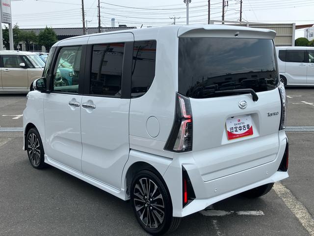 タントカスタムＲＳターボ　アダプティブドライビングビーム　ＬＥＤヘッドライト＆フォグランプ　オートライト　Ｂカメラ　両側電動スライドドア　シートヒーター　コ−ナ−センサー　電動駐車ブレーキ　アルミホイール　キーフリー（千葉県）の中古車