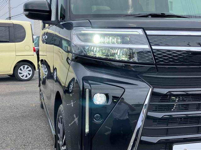 タントカスタムＲＳターボエンジン　１５インチアルミ　バックカメラ　両側電動スライドドア　シートヒーター　電動駐車ブレーキ　ＬＥＤライト＆フォグ　上下２段調節式デッキボード　コーナーセンサー　衝突被害軽減ブレーキ（千葉県）の中古車