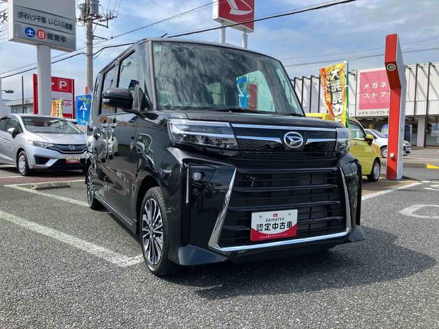 タントカスタムＲＳターボー／オートエアコン／左右シートヒーター／バックカメラ／左右タイマー機能付きパワースライドドア／キーフリーシステム／アイドリングストップ／ＬＥＤヘッドライト／スマートアシスト／ラバーマット（千葉県）の中古車