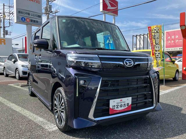 タントカスタムＲＳターボー／オートエアコン／左右シートヒーター／バックカメラ／左右タイマー機能付きパワースライドドア／キーフリーシステム／アイドリングストップ／ＬＥＤヘッドライト／スマートアシスト／ラバーマット（千葉県）の中古車