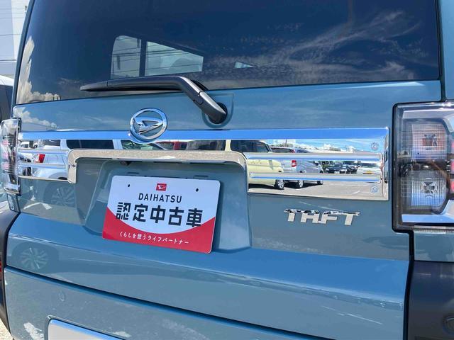 タフトＧターボ　クロムベンチャーガラスルーフ　ルーフレール　Ｂカメラ　アダプティブドライビングビーム　ＬＥＤヘッドランプ＆フォグ　オートライト　メッキガーニッシュ　シートヒーター　電動駐車ブレーキ　革巻ステア＆シフト　アルミホイール（千葉県）の中古車