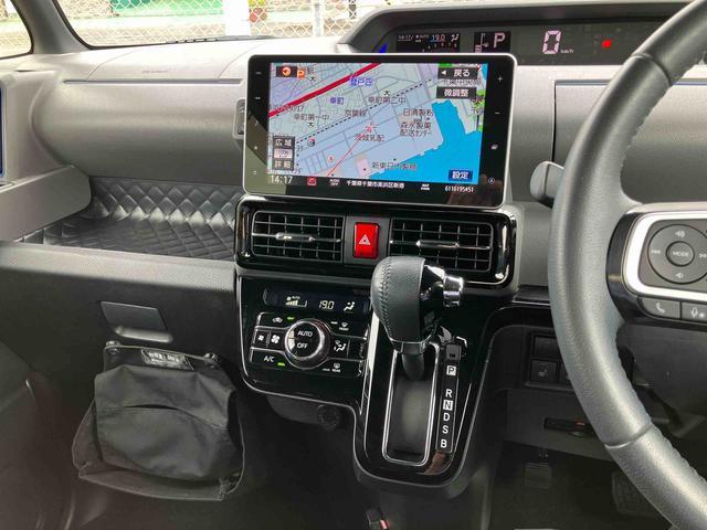 タントカスタムＲＳセレクション９型ナビ／ＢＴ／ＴＶ／ＤＩＳＣ／バックカメラ／ステアリングスイッチ　前後ドラレコ　ＥＴＣ　両側パワスラ　ＬＥＤヘッド＆フォグ　１５インチアルミ　シートヒーター　クルコン　衝突被害軽減ブレーキ（千葉県）の中古車