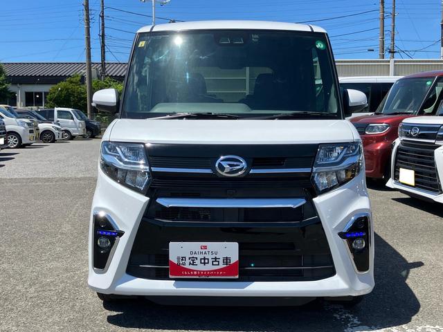 タントカスタムＲＳセレクション９型ナビ／ＢＴ／ＴＶ／ＤＩＳＣ／バックカメラ／ステアリングスイッチ　前後ドラレコ　ＥＴＣ　両側パワスラ　ＬＥＤヘッド＆フォグランプ　１５インチアルミ　シートヒーター　クルコン　衝突被害軽減ブレーキ（千葉県）の中古車
