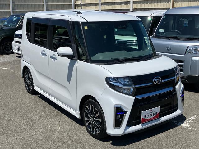 タントカスタムＲＳセレクション９型ナビ／ＢＴ／ＴＶ／ＤＩＳＣ／バックカメラ／ステアリングスイッチ　前後ドラレコ　ＥＴＣ　両側パワスラ　ＬＥＤヘッド＆フォグランプ　１５インチアルミ　シートヒーター　クルコン　衝突被害軽減ブレーキ（千葉県）の中古車