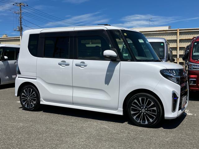タントカスタムＲＳセレクション９型ナビ／ＢＴ／ＴＶ／ＤＩＳＣ／バックカメラ／ステアリングスイッチ　前後ドラレコ　ＥＴＣ　両側パワスラ　ＬＥＤヘッド＆フォグランプ　１５インチアルミ　シートヒーター　クルコン　衝突被害軽減ブレーキ（千葉県）の中古車