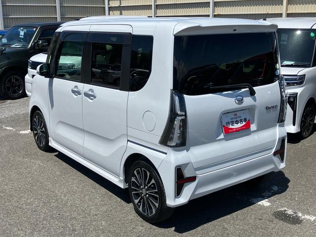 タントカスタムＲＳセレクション９型ナビ／ＢＴ／ＴＶ／ＤＩＳＣ／バックカメラ／ステアリングスイッチ　前後ドラレコ　ＥＴＣ　両側パワスラ　ＬＥＤヘッド＆フォグランプ　１５インチアルミ　シートヒーター　クルコン　衝突被害軽減ブレーキ（千葉県）の中古車