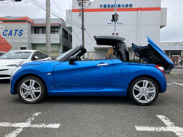 コペンローブ電動オープンルーフ　ターボエンジン　１６インチアルミホイール　ＬＥＤヘッドライト　フォグランプ　シートヒーター　プッシュボタンスターター　７速アクティブシフトＣＶＴ　横滑り防止装置（千葉県）の中古車