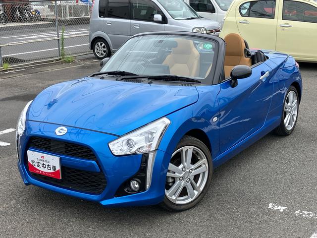 コペンローブ電動オープンルーフ　ターボエンジン　１６インチアルミホイール　ＬＥＤヘッドライト　フォグランプ　シートヒーター　プッシュボタンスターター　７速アクティブシフトＣＶＴ　横滑り防止装置（千葉県）の中古車