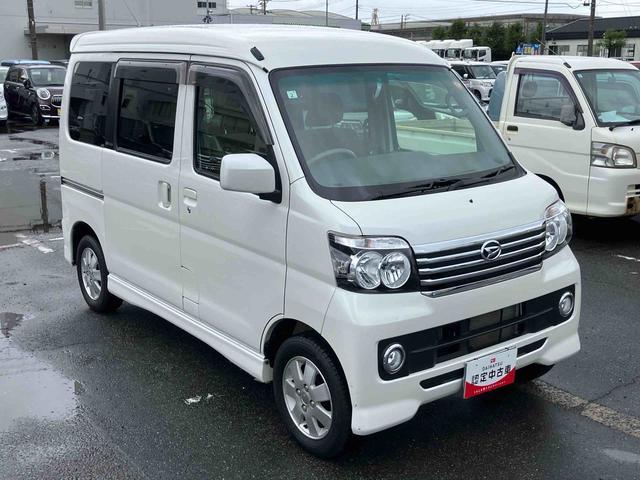 アトレーワゴンカスタムターボＲＳ　４ＷＤターボ　ナビ／ＢＴ／ＤＴＶ／ＣＤ／ＤＶＤ　ＨＩＤヘッドライト　ハロゲンフォグランプ　１３インチアルミ　助手席側イージークローザー付きスライドドア　電動格納ドアミラー　オートエアコン（千葉県）の中古車