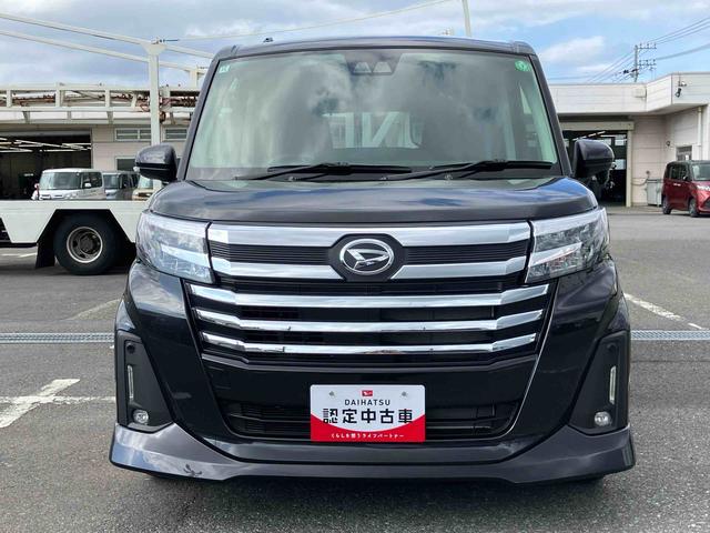 トールカスタムＧバックカメラ（アップグレードパック）　　ＬＥＤヘッド＆フォグランプ　自動追従クルコン　１４インチアルミ　両側パワスラ　電動駐車ブレーキ　プッシュボタンスタート　コーナーセンサー　衝突被害軽減ブレーキ（千葉県）の中古車