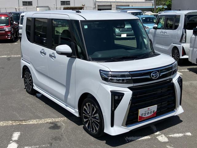 タントカスタムＲＳターボエンジン　１５インチアルミ　バックカメラ　両側電動スライドドア　シートヒーター　電動駐車ブレーキ　ＬＥＤライト＆フォグ　上下２段調節式デッキボード　コーナーセンサー　衝突被害軽減ブレーキ（千葉県）の中古車
