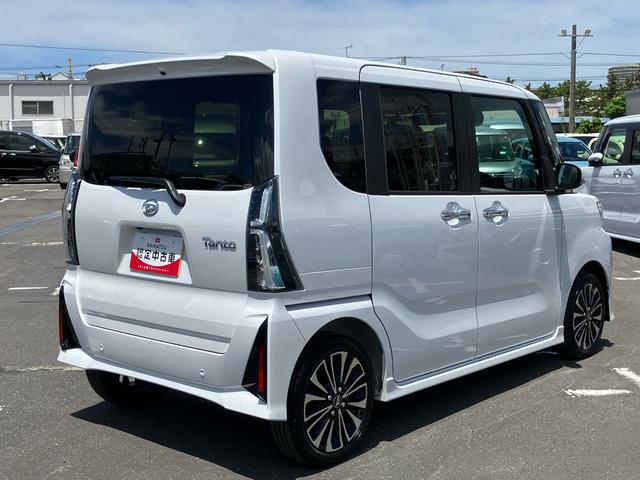 タントカスタムＲＳターボエンジン　１５インチアルミ　バックカメラ　両側電動スライドドア　シートヒーター　電動駐車ブレーキ　ＬＥＤライト＆フォグ　上下２段調節式デッキボード　コーナーセンサー　衝突被害軽減ブレーキ（千葉県）の中古車