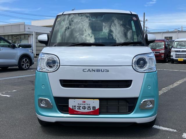 ムーヴキャンバスストライプスＧＬＥＤヘッド／フォグランプ　９インチＤＳＰオーディオ／ＤＴＶ／ＢＴ／バックカメラ／ＵＳＢ／ＨＤＭＩ　　スマホワイヤレス充電器　両側パワースライドドア　前席シートヒーター　電動駐車ブレーキ（千葉県）の中古車