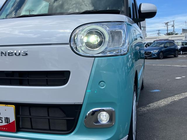 ムーヴキャンバスストライプスＧＬＥＤヘッド／フォグランプ　９インチＤＳＰオーディオ／ＤＴＶ／ＢＴ／バックカメラ／ＵＳＢ／ＨＤＭＩ　　スマホワイヤレス充電器　両側パワースライドドア　前席シートヒーター　電動駐車ブレーキ（千葉県）の中古車
