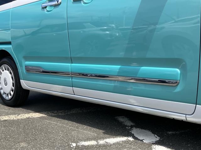 ムーヴキャンバスストライプスＧＬＥＤヘッド／フォグランプ　９インチＤＳＰオーディオ／ＤＴＶ／ＢＴ／バックカメラ／ＵＳＢ／ＨＤＭＩ　　スマホワイヤレス充電器　両側パワースライドドア　前席シートヒーター　電動駐車ブレーキ（千葉県）の中古車