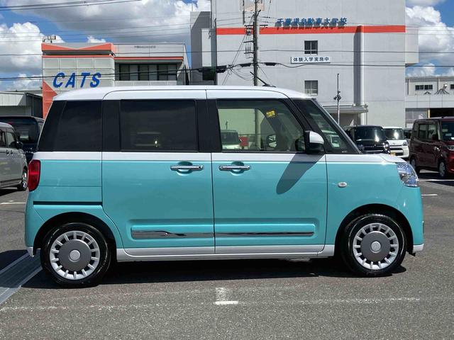 ムーヴキャンバスストライプスＧ衝突被害軽減ブレーキ　Ｂカメラ　ＬＥＤヘッドランプ＆ＬＥＤフォグランプ　オートライト＆オートハイビーム　両側電動スライドドア　シートヒーター　電動駐車ブレーキ　ホッとカップホルダー　置きラクＢＯＸ（千葉県）の中古車
