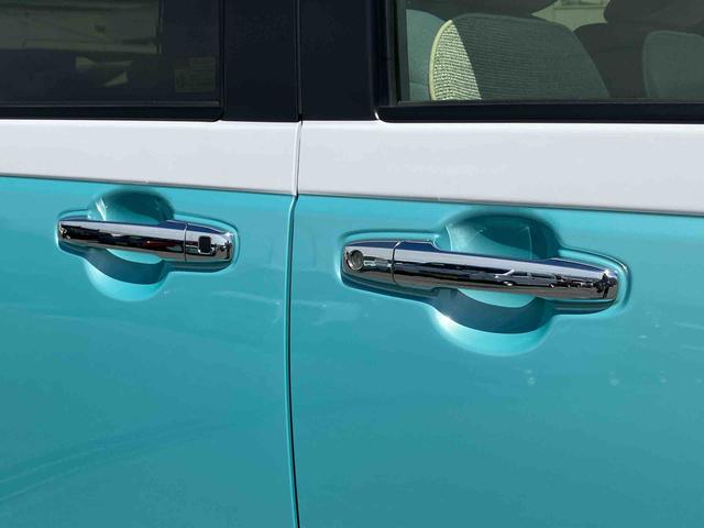 ムーヴキャンバスストライプスＧ衝突被害軽減ブレーキ　Ｂカメラ　ＬＥＤヘッドランプ＆ＬＥＤフォグランプ　オートライト＆オートハイビーム　両側電動スライドドア　シートヒーター　電動駐車ブレーキ　ホッとカップホルダー　置きラクＢＯＸ（千葉県）の中古車