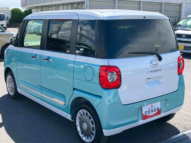 ムーヴキャンバスストライプスＧ衝突被害軽減ブレーキ　Ｂカメラ　ＬＥＤヘッドランプ＆ＬＥＤフォグランプ　オートライト＆オートハイビーム　両側電動スライドドア　シートヒーター　電動駐車ブレーキ　ホッとカップホルダー　置きラクＢＯＸ（千葉県）の中古車