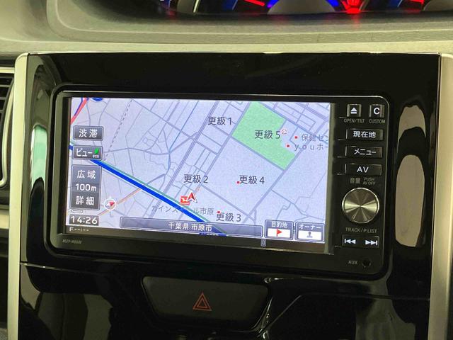 タントカスタムＸナビ／ＢＴ／ＤＴＶ／ＤＩＳＣ／バックカメラ／ステアリングスイッチ　ＥＴＣ　左側パワスラ　ＬＥＤヘッドライト　ハロゲンフォグランプ　クリアテールランプ　１４インチアルミ　スマートキー　横滑り防止装置（千葉県）の中古車