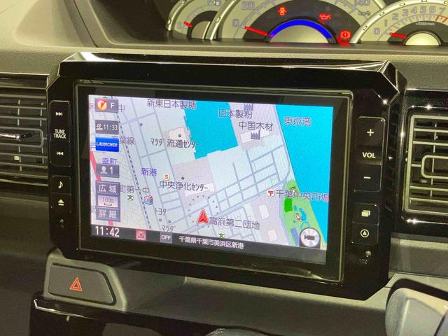 ウェイクＧターボＳＡII８型ナビ／ＢＴ／ＴＶ／ＤＩＳＣ／バックカメラ／ステアスイッチ　後席モニター　前ドラレコ　ＥＴＣ　両側パワスラ　１４インチアルミ　ＬＥＤヘッド＆フォグ　上下２段調節式デッキボード　衝突被害軽減ブレーキ（千葉県）の中古車
