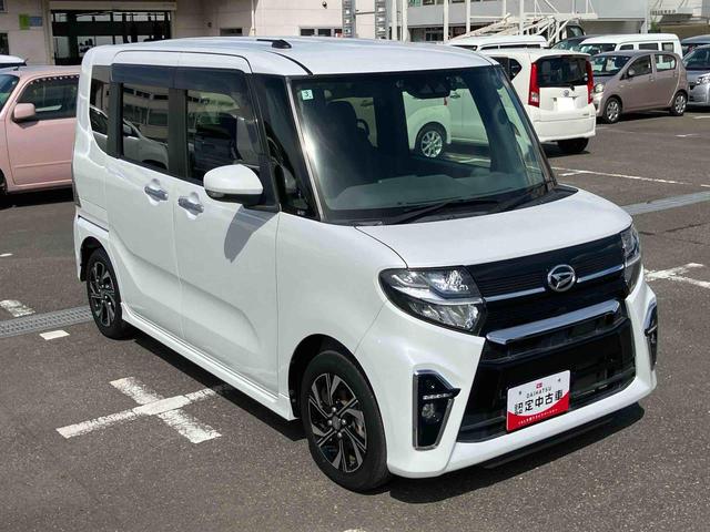 タントカスタムＸセレクションナビ／ＢＴ／ＴＶ／ＤＩＳＣ／バックカメラ／ステアスイッチ　前後ドラレコ　ＥＴＣ　両側パワスラ　ＬＥＤヘッド＆フォグランプ　１４インチアルミ　シートヒーター　運転席ロングスライド　衝突被害軽減ブレーキ（千葉県）の中古車