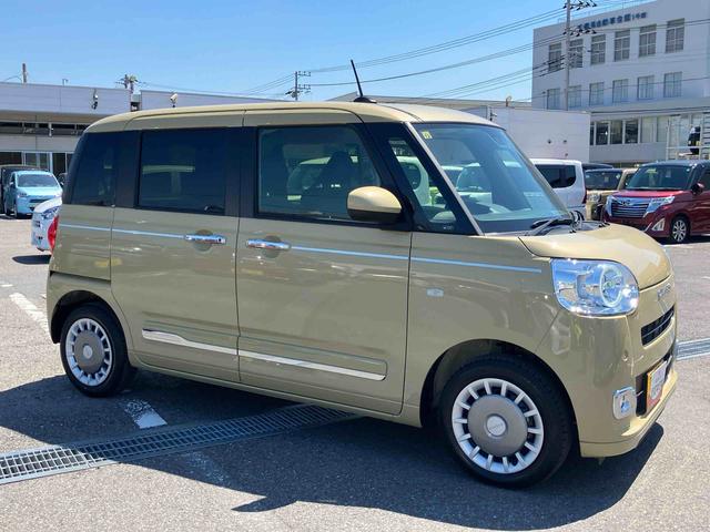 ムーヴキャンバスセオリーＧ９インチディスプレイオーディオ／左右シートヒーター／電動パーキングブレーキ／運転席上下アジャスター／ＬＥＤヘッドライト／左右タイマー機能付きパワースライドドア／カーペットマット／オートエアコン（千葉県）の中古車