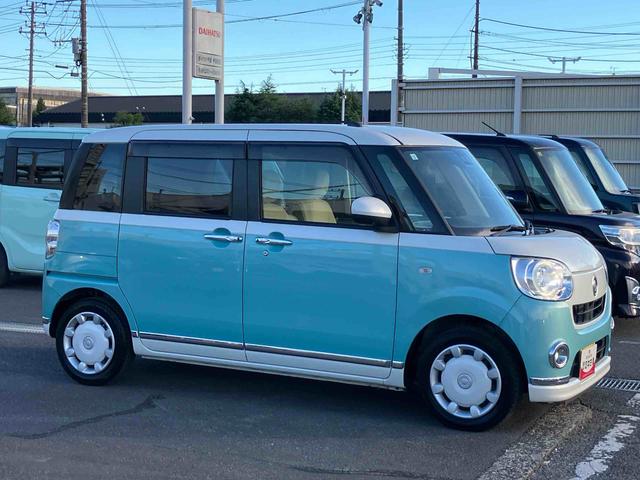 ムーヴキャンバスＧメイクアップＶＳ　ＳＡIII純正ナビ／ＤＴＶ／ＢＴ／ＤＩＳＣ／ＵＳＢ／ドライブレコーダー／全周囲モニター　両側パワースライドドア　ＡＦＳ機能付きＬＥＤヘッドランプ　ＬＥＤフォグランプ　ワイパーディアイサー／運転席シートヒーター（千葉県）の中古車